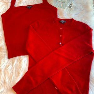 Cardigan and Tank Sweater